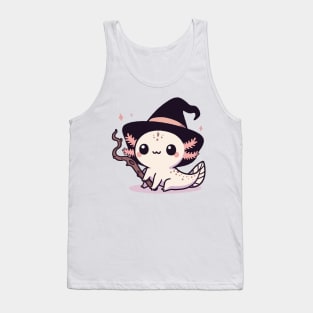 cute baby axolotl witch Tank Top